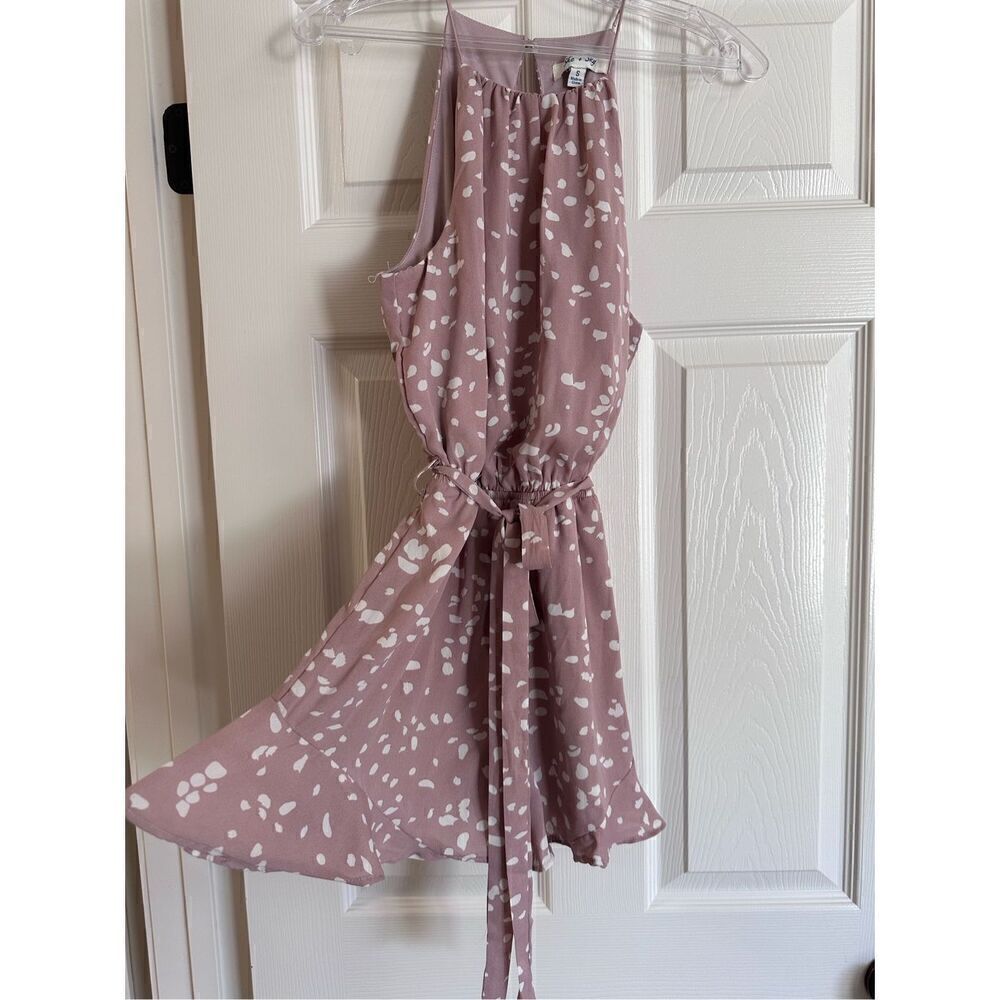 Pretty She + Sky rose and cream romper